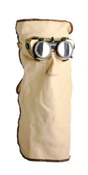 Svetsmask läder 450 mm