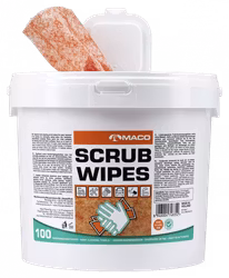 MACO Scrub Wipes Extreme Orange 100st