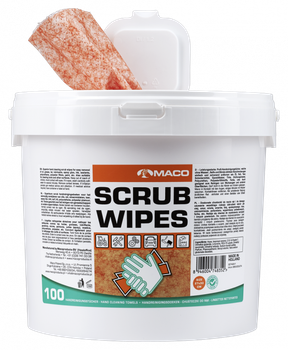 MACO Scrub Wipes Extreme Orange 100st