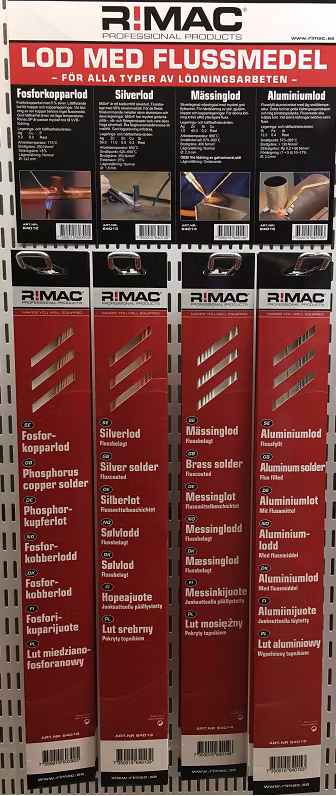 RIMAC Lodsortiment i SB-pack