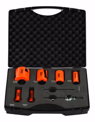 MANDREX MXqs Hole Saw Kit - Electrician - Multi-purpose SuperXcut
