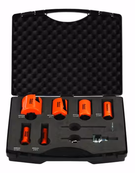 MANDREX MXqs Hole Saw Kit - Electrician - Multi-purpose SuperXcut