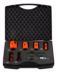 MANDREX MXqs Hole Saw Kit - Plumber - Multi-purpose SuperXcut