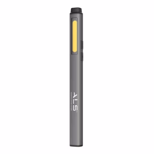 ALS Pennlampa med laserpoint  150/75 lumen laddbar.