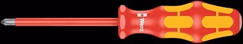 WERA 162i PH 1 x 80 mm VDE Insulated screwdriver for Phillips screws PH 1x80