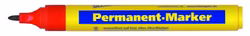 BLEISPITZ Permanet-Marker Rund spets Röd 10st