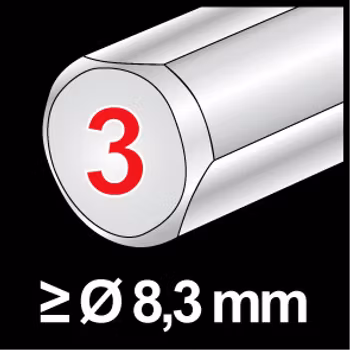 RUKO ULTIMATECUT 6,3mm (M3)
