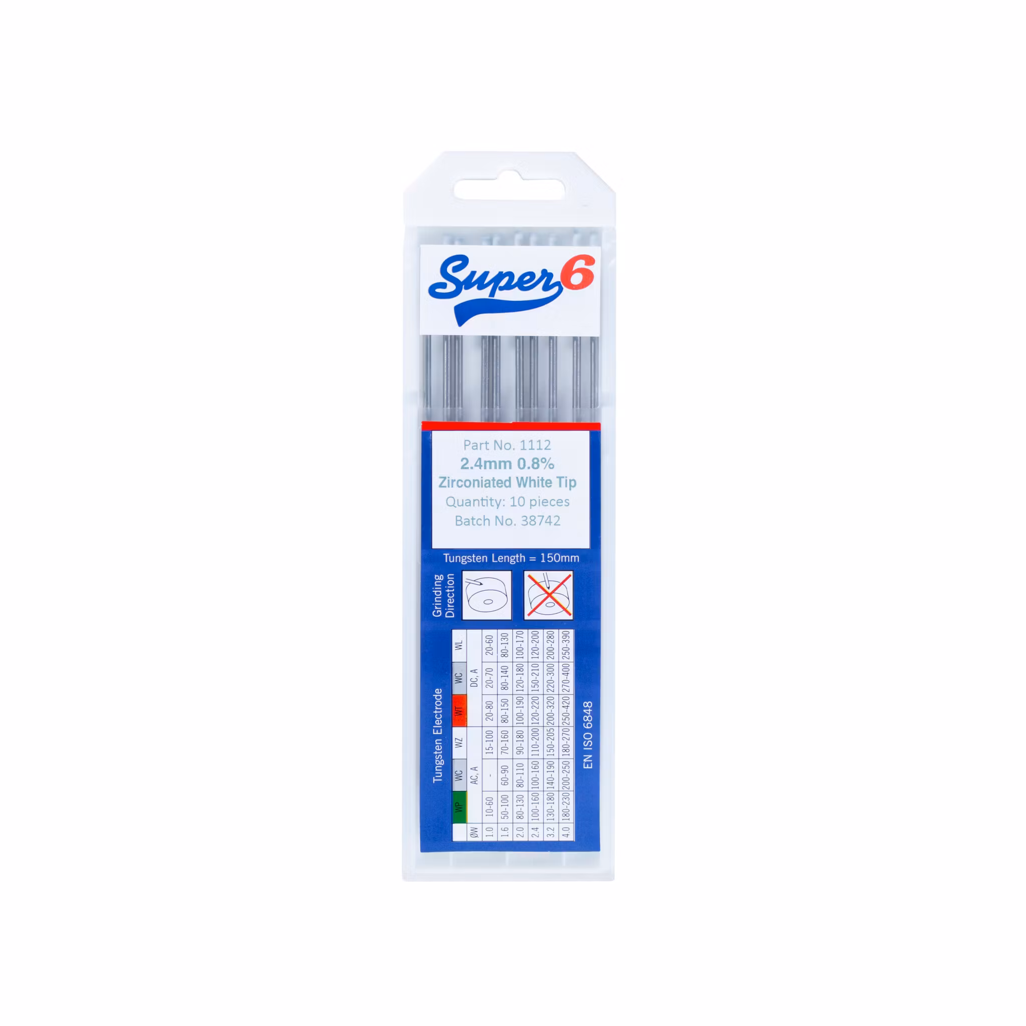 Tigelektrod Vit 1,6mm AC 10st/frp