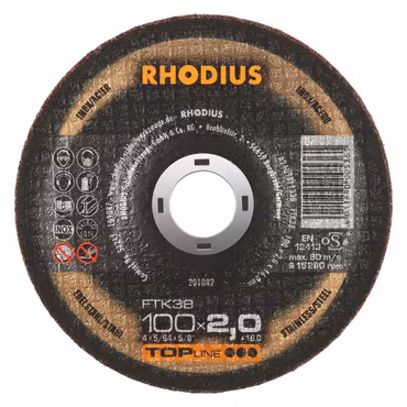 RHODIUS FTK38 Kapskiva 100x2.0x16 FTK38 (25 förp)