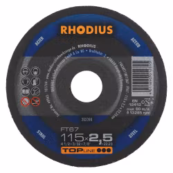RHODIUS FT67  Kapskiva 115x2,5x22,23 (25 förp)