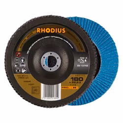 RHODIUS LSZF2 Lamellslipskiva 180x22,23 K40 PRO (10 förp)