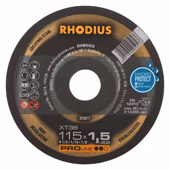RHODIUS XT38 Kapskiva 115x1,5x22,23 (50 förp)