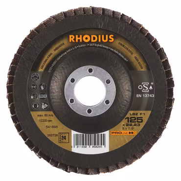 RHODIUS LSZF1 Lamellslipskiva TOP 125x22,23 K24 (10 förp)