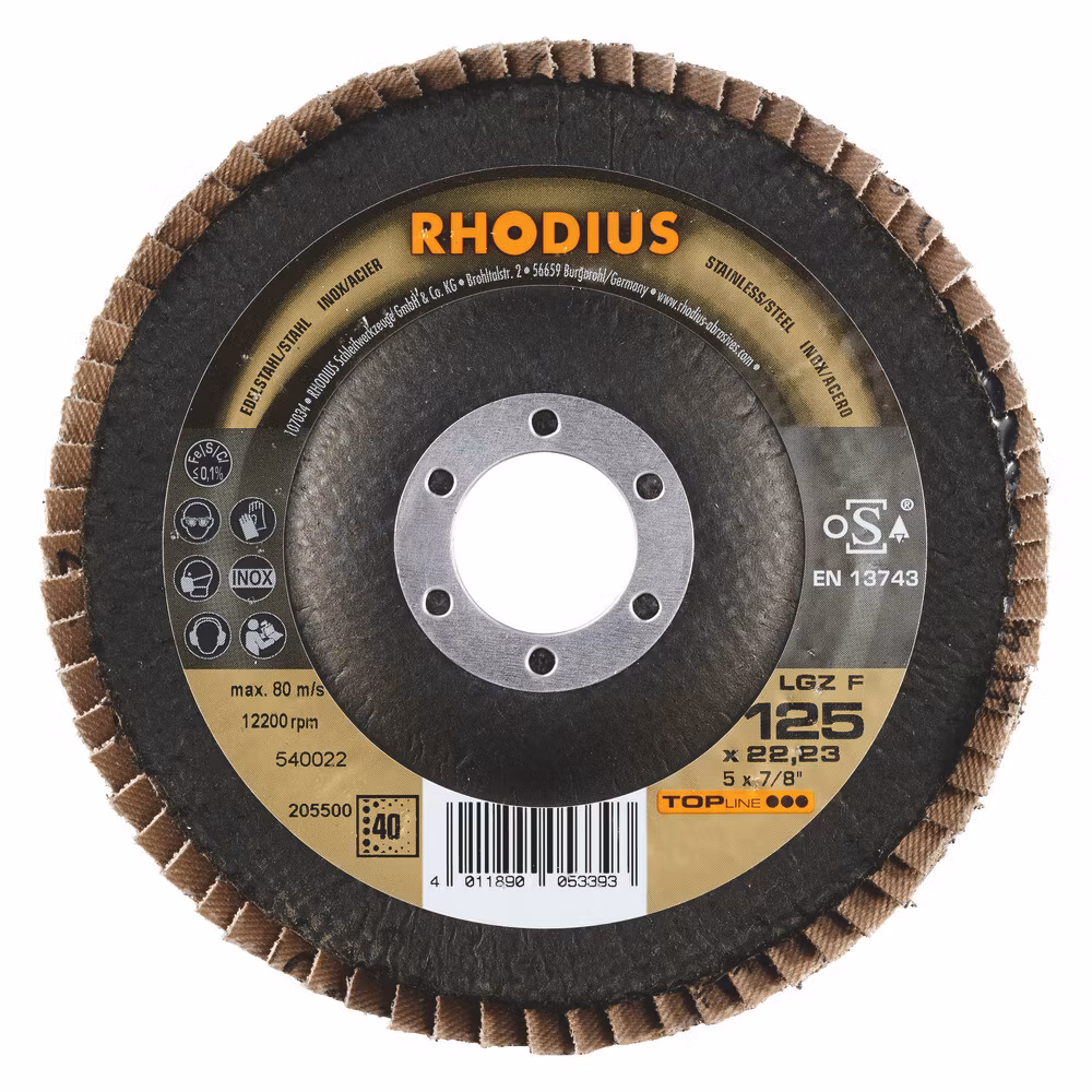 RHODIUS LGZF 125x22,23 K60 (10 förp)