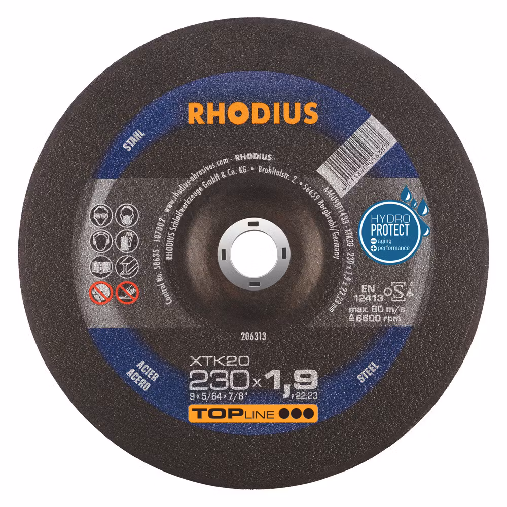 RHODIUS XTK20 Kapskiva 230x1,9 x22,23 (25 förp)