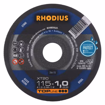 RHODIUS XT20 Kapskiva 115x1,0 x22,23 (50 förp)