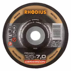 RHODIUS CERAMICON 125x7,0 25/förp