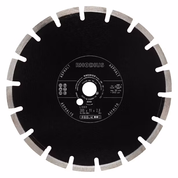 RHODIUS Diamantklinga LD60 300x10x3,2x25,4