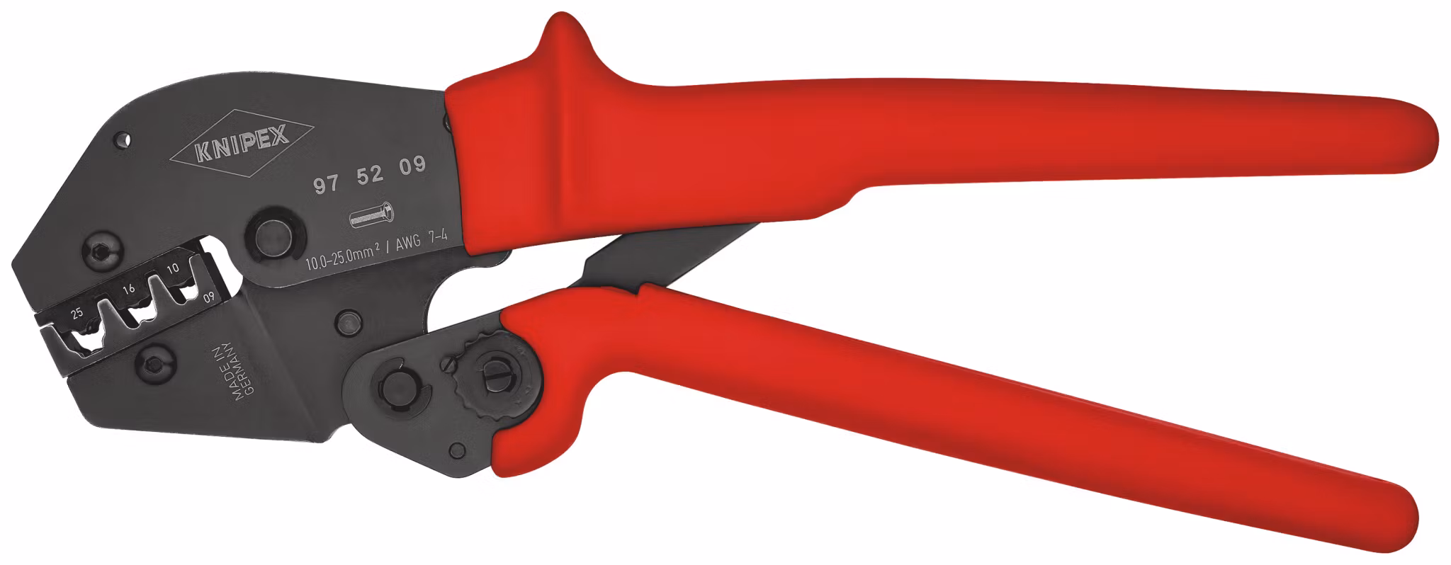 KNIPEX Crimptång 10/16/25 mm²