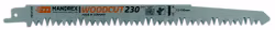 MANDREX WOODCUT Reciprocating Blade - 230  (2st/förp)