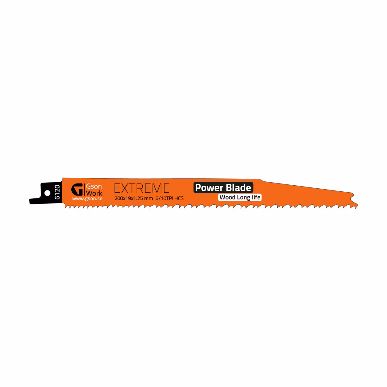 Tigerblade Extreme Wood 200 x 19 x 1,25 mm , 6/10 TPI 5 pcs