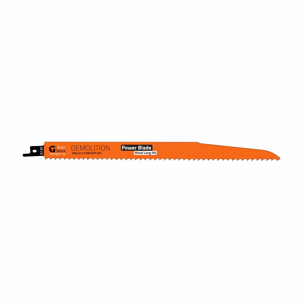 Tigerblade Demolition Wood 300 x 22 x 1,5 mm, 6 TPI 5 pcs