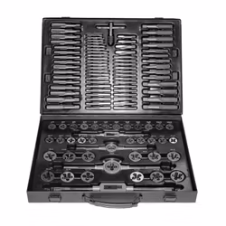 Tap & Die Set Alloy Steel, Metric & Inch 110pcs