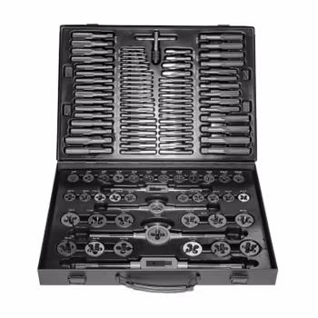 Tap & Die Set Alloy Steel, Metric & Inch 110pcs