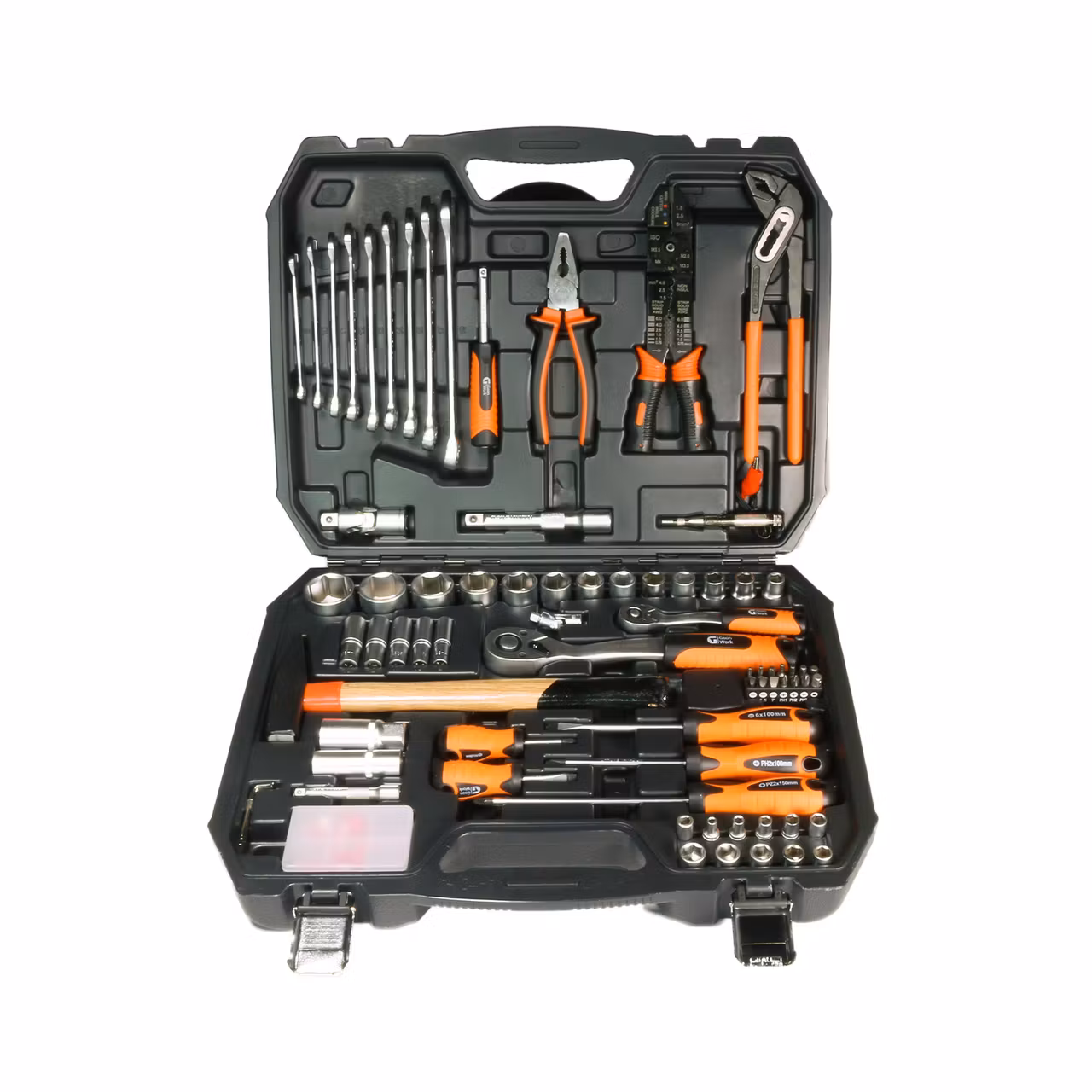 1/4" & 1/2" Dr. Socket Set 100 delar