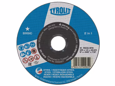 Tyrolit Kapskiva Basic 2in1 25st/fp