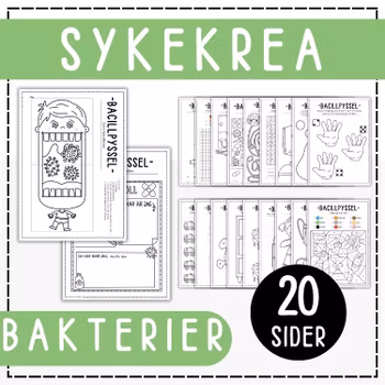 Sykekrea - aktivitetshefte