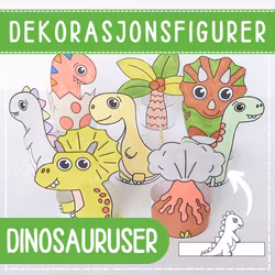 Dekorasjonfigurer - Dinosaur
