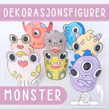 Dekorasjonfigurer - Monster