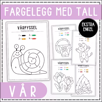 Tegn etter tall - Vår