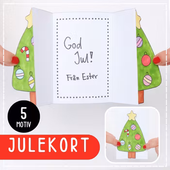 Julekort 3d