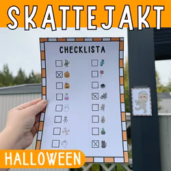 Halloween  - skattejakt