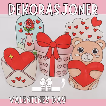 Valentine - Dekorasjons figurer