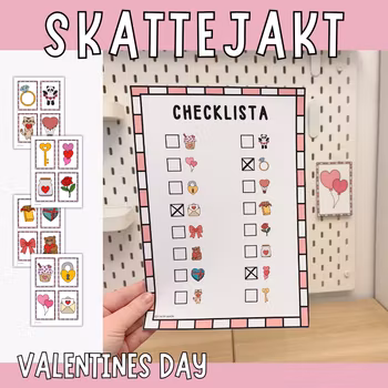 Valentine - skattejakt