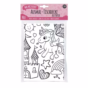 Stort tegneark - Enhjørningdrøm