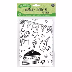 Stort tegneark - Bursdag