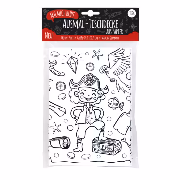 Stort tegneark - Sjørøver