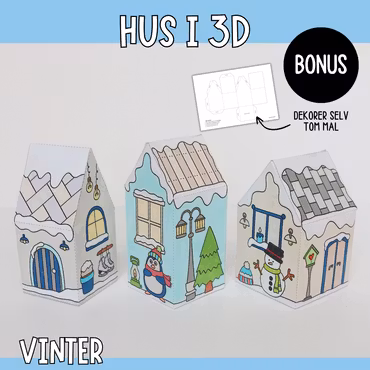 Hus i 3D - Vinter
