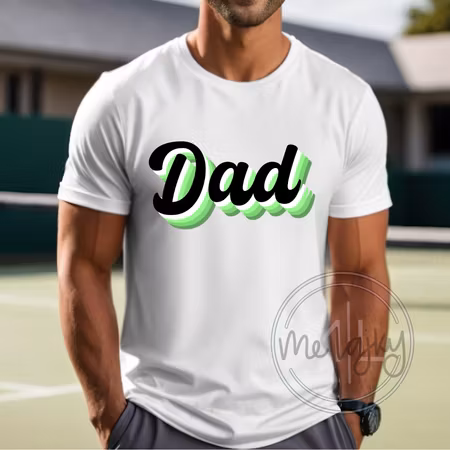 T-shirt - Dad black green