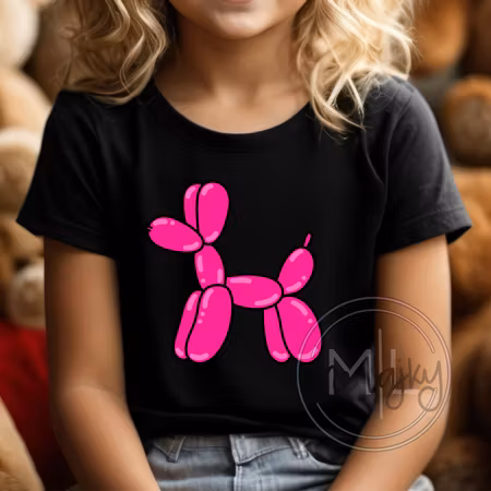 T-shirt - Pink balloon dog