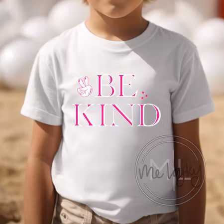 T-shirt - Be kind pink