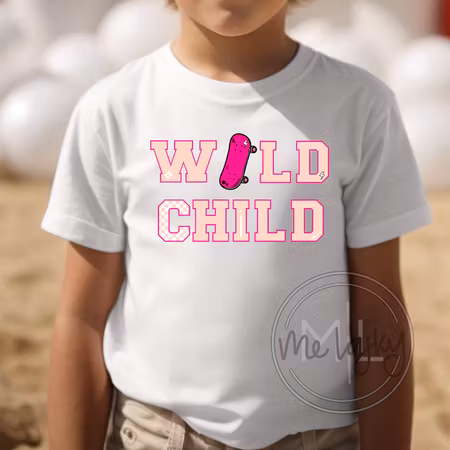 T-shirt - Wild child pink