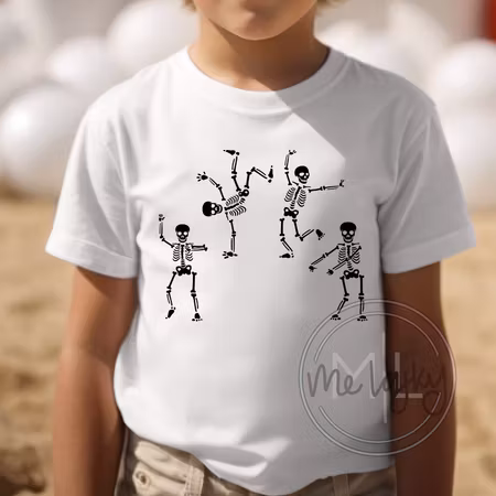 T-shirt - Dancing skeletons