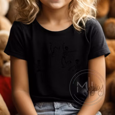 T-shirt - Dancing skeletons