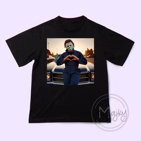 T-shirt - Michael Myers Heart Hands