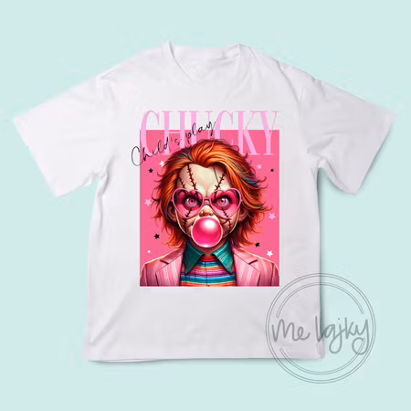 T-shirt - Trendig Chucky Pop Art